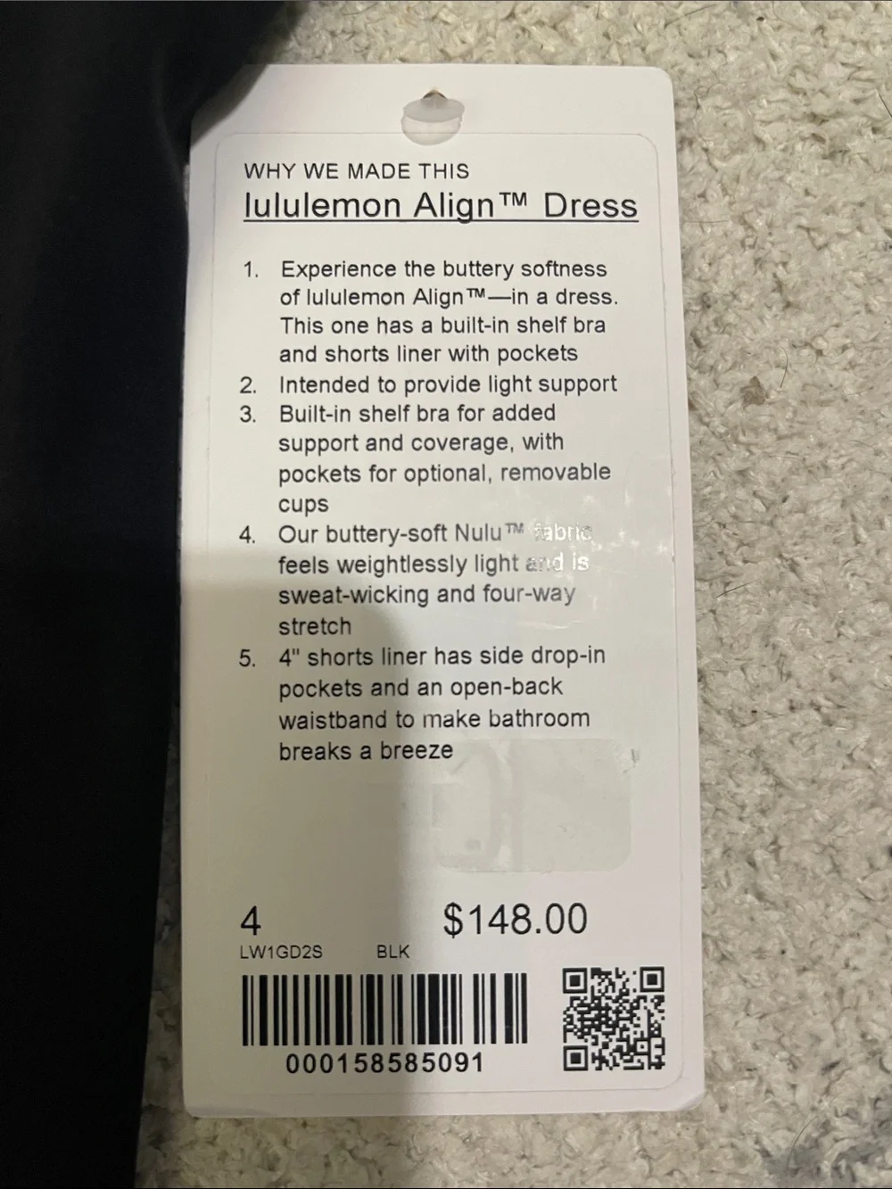 NWT- Lululemon - Align Dress - 4 & 6